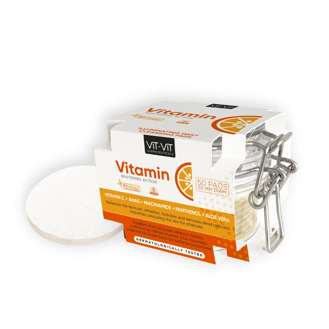 Vit Vit Vitamin C Cleansing Pads 50'S - Medaid International