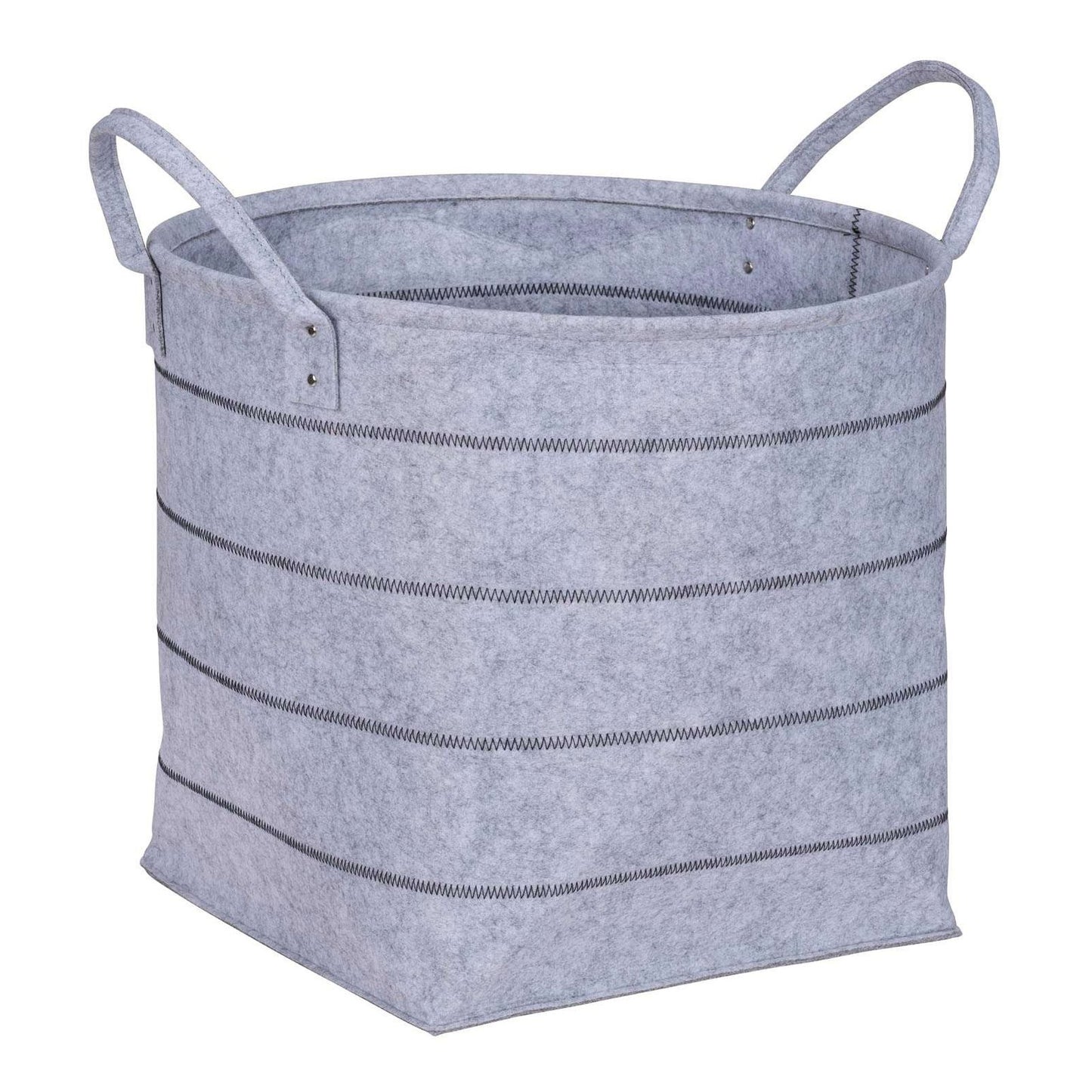 Felt storage basket Mod. Nella Grey, L By Wenko.de
