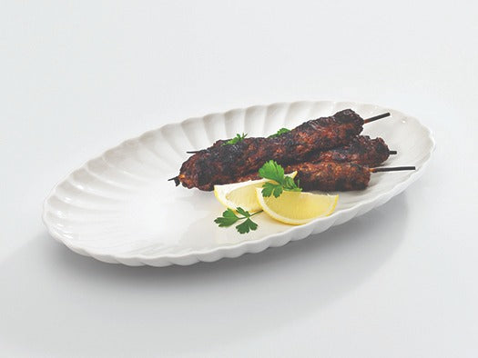 Symphony Alfresco Groove Oval Serving Tray 32x18x3cm