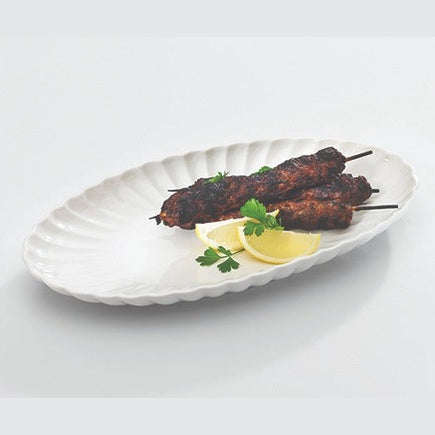 Symphony Alfresco Groove Oval Serving Tray 32x18x3cm