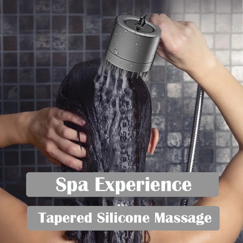 Handheld Shower head 3 Spray Mode with Silicone Mouth Massage & Free Filter - Medaid International