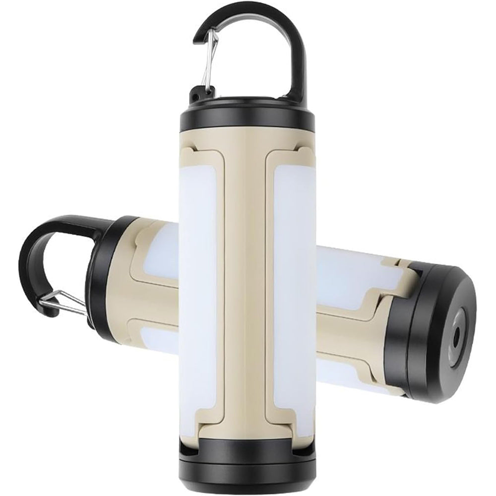 (Net)USB Rechargeable Hiking Light Collapsible Portable Camping Lantern With 6 Brightness Modes