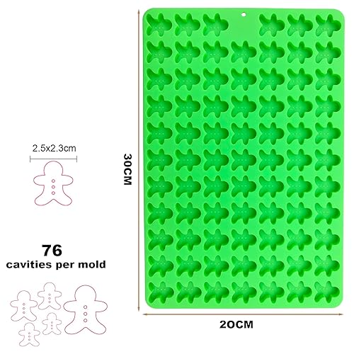 Munchies Tools 77-Cavity Gingerbread Chocolate Mold 29.5x19.5cm