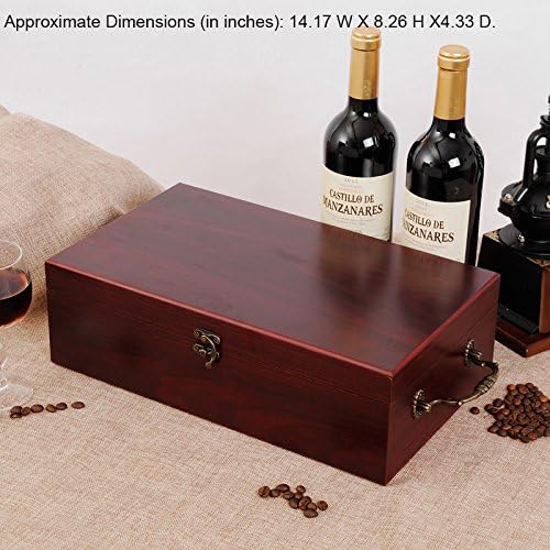 Wood Box + Tools For Wine Bottle X1027