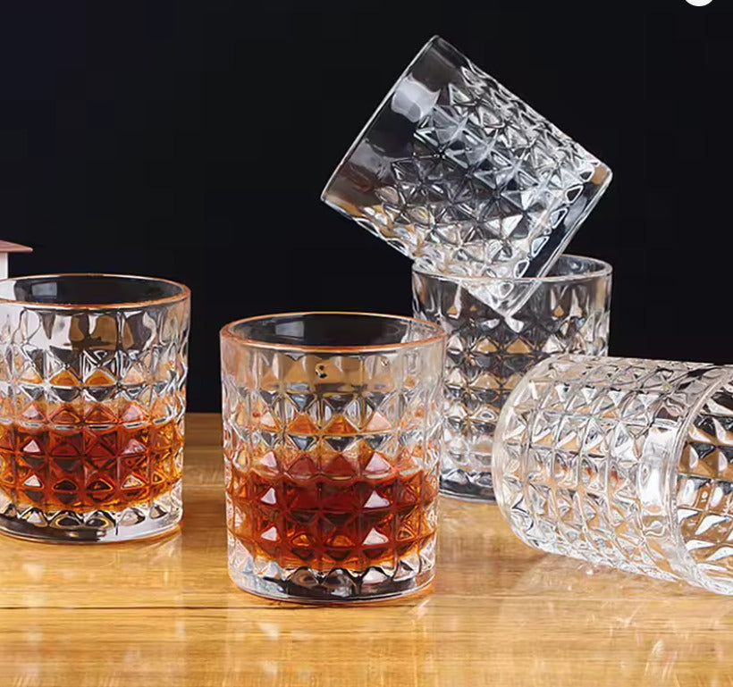 DELI 280ml 6pcs Short Glass Cups X1045