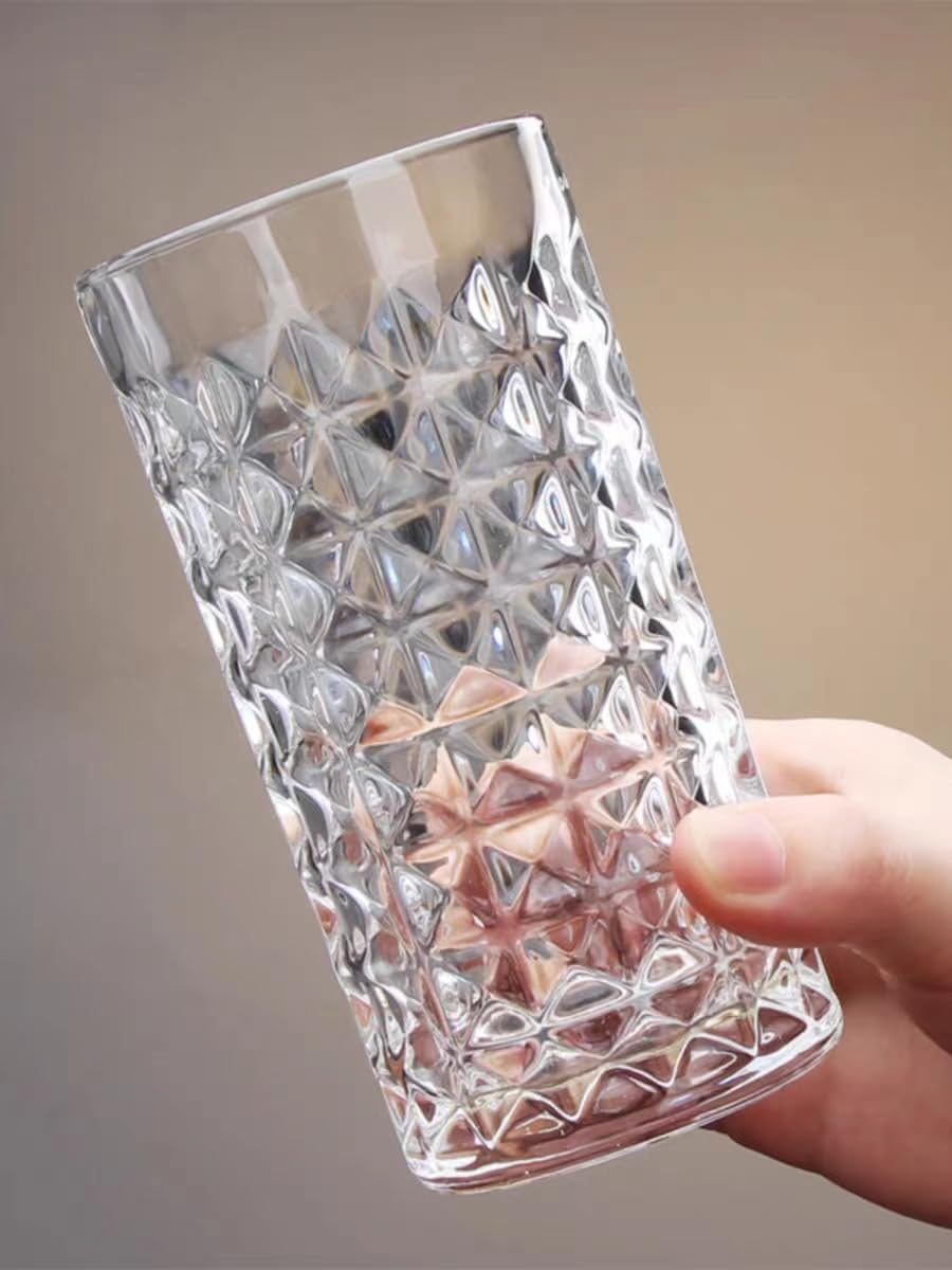 DELI 300ml 6pcs Long Glass Cups X1046