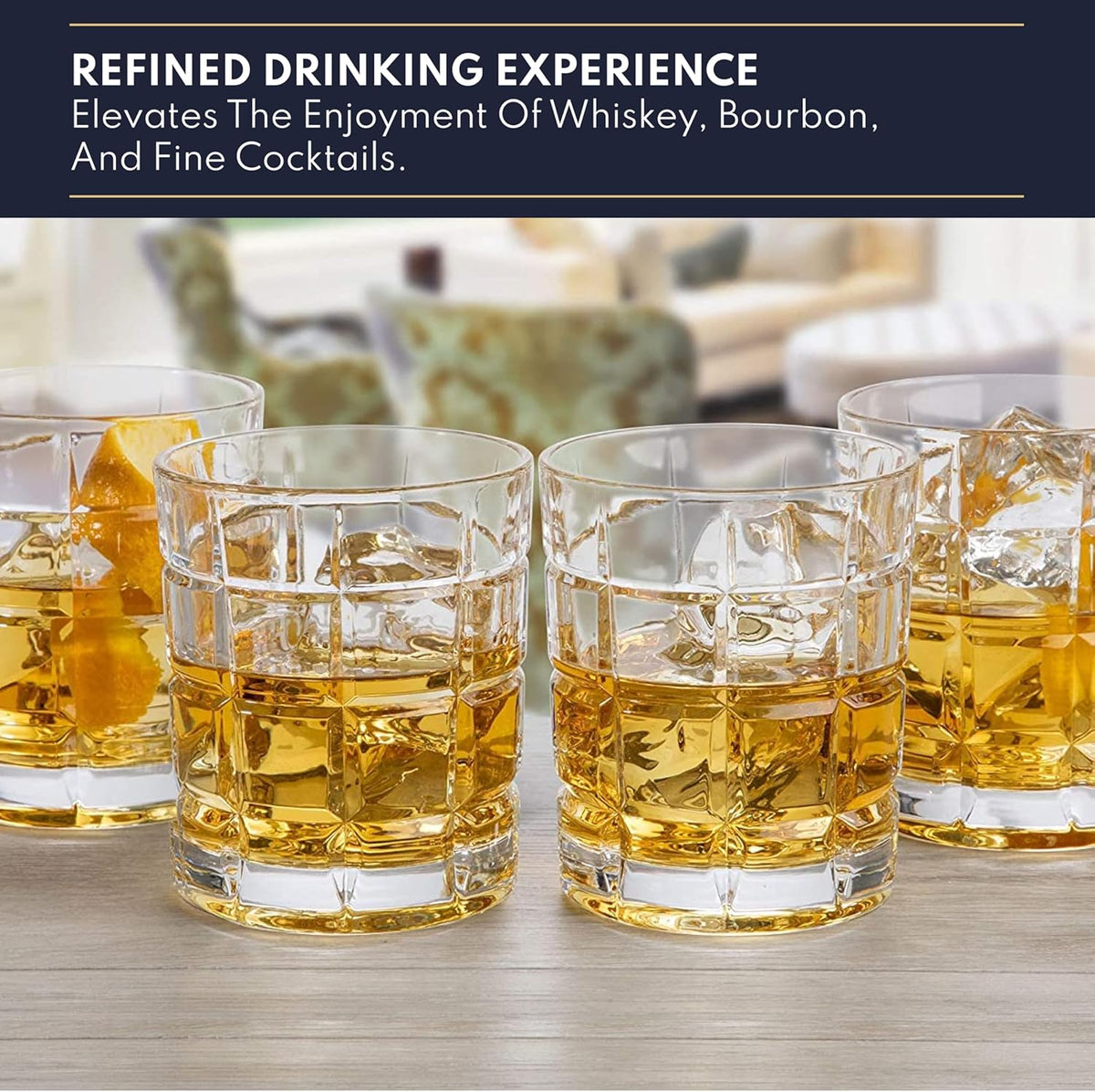 DELI Whiskey Set 6 cups + Decanter X1051