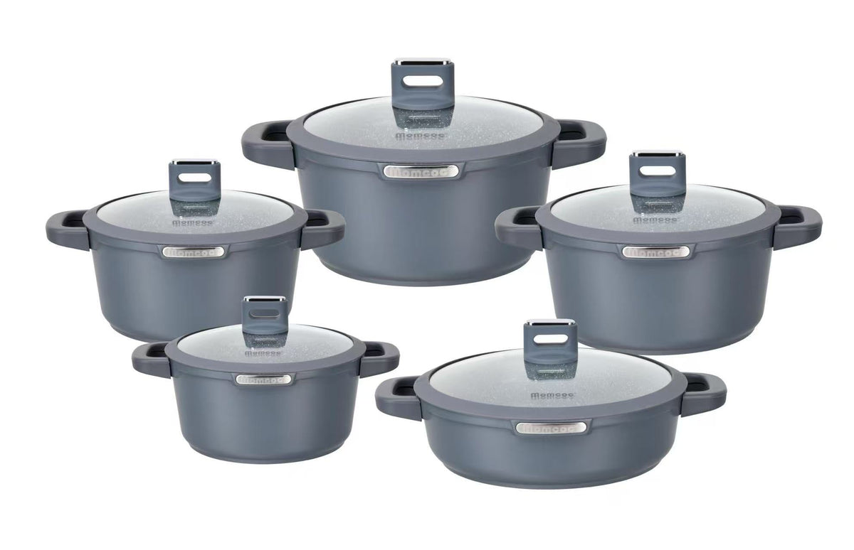 Momcoc 5pcs Granite Pot Set X1061