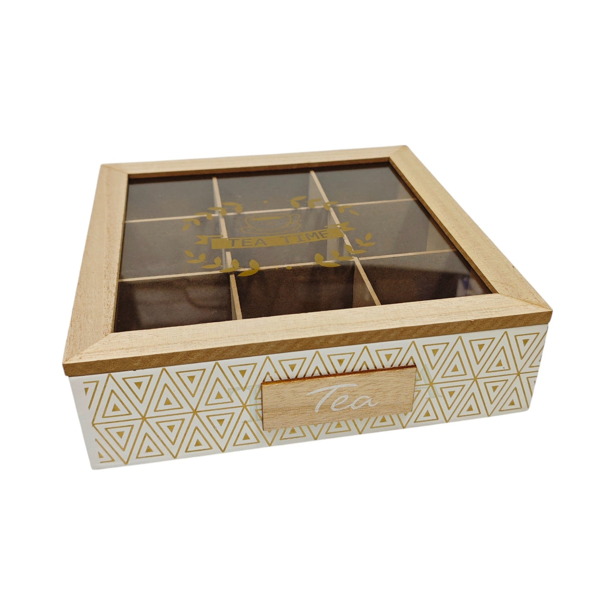Wood Tea Box 9 Parts X1085