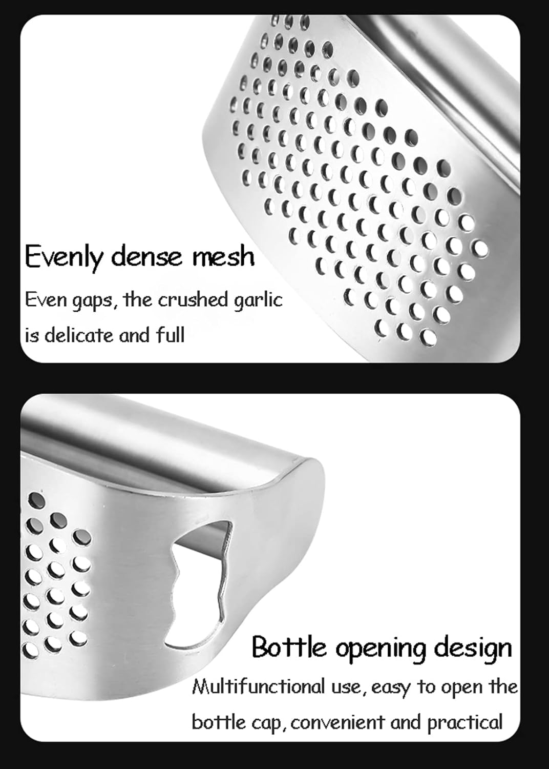 Heavy Duty Stainless Garlic Press X1132