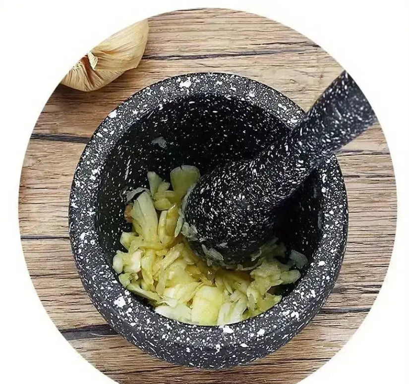 Black Granite Color Mortar & PestleX1188