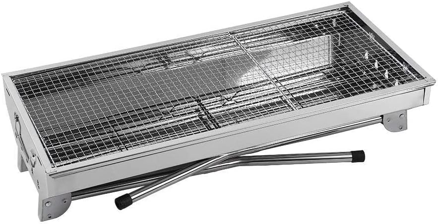 Stainless Large Foldable BBQ Grill X1201