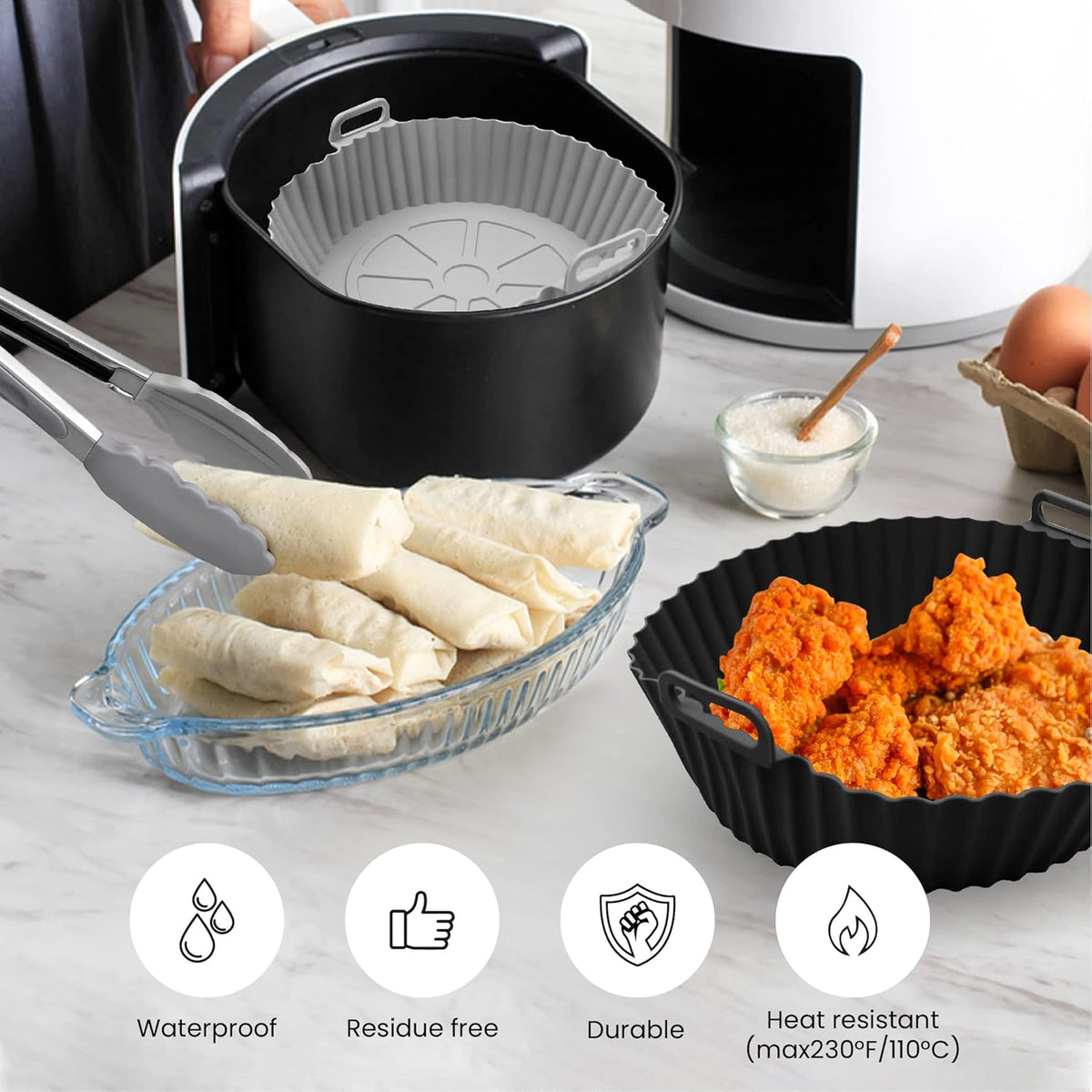 Medium 21cm Silicone Air Fryer Pad X1235