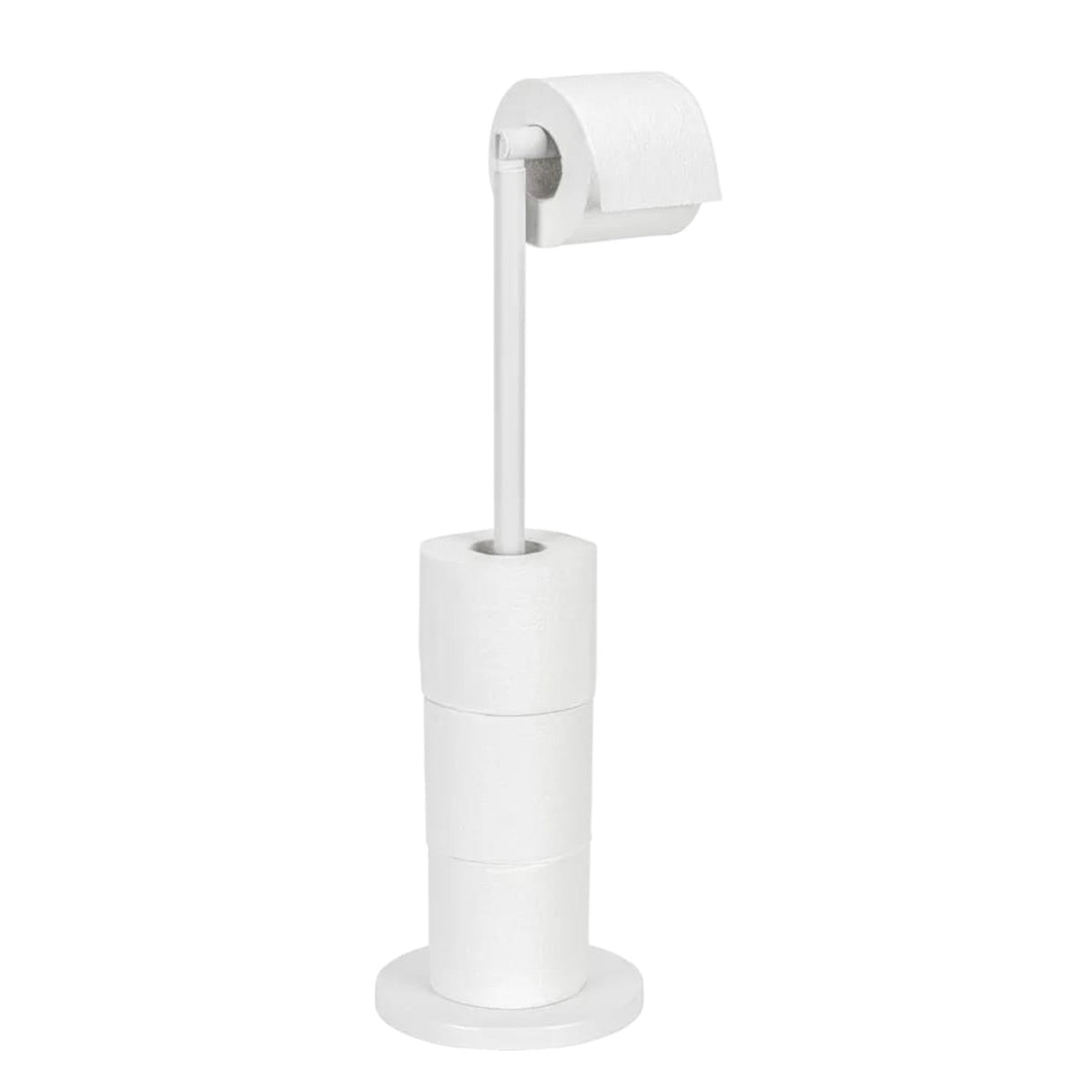 White Toilet Paper Stand X1257