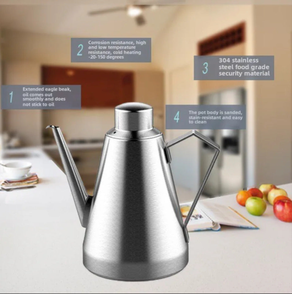 700ml Stainless Oil Can X1268