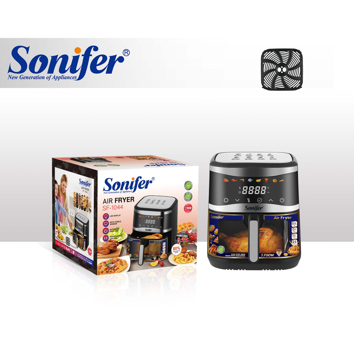 Air Fryer Sonifer 8.2L 1700W SF-1044