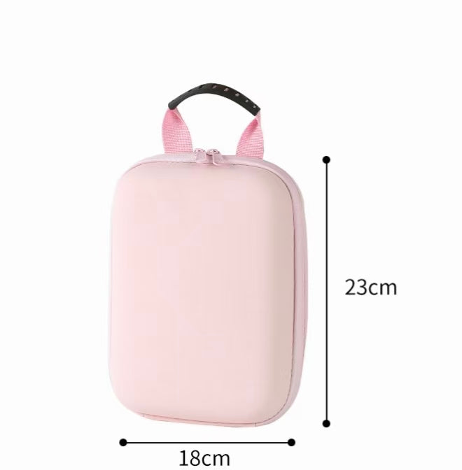Makeup Cosmetic Organiser Travel Bag with LED Mirror Rechargeable X1486