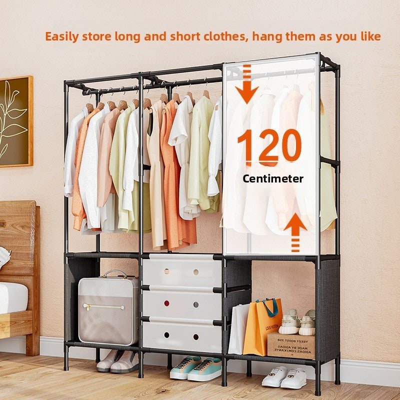 Modern Wardrobe Closet Cloth Organiser Size: 122x41x170cm Model 8103 X1510