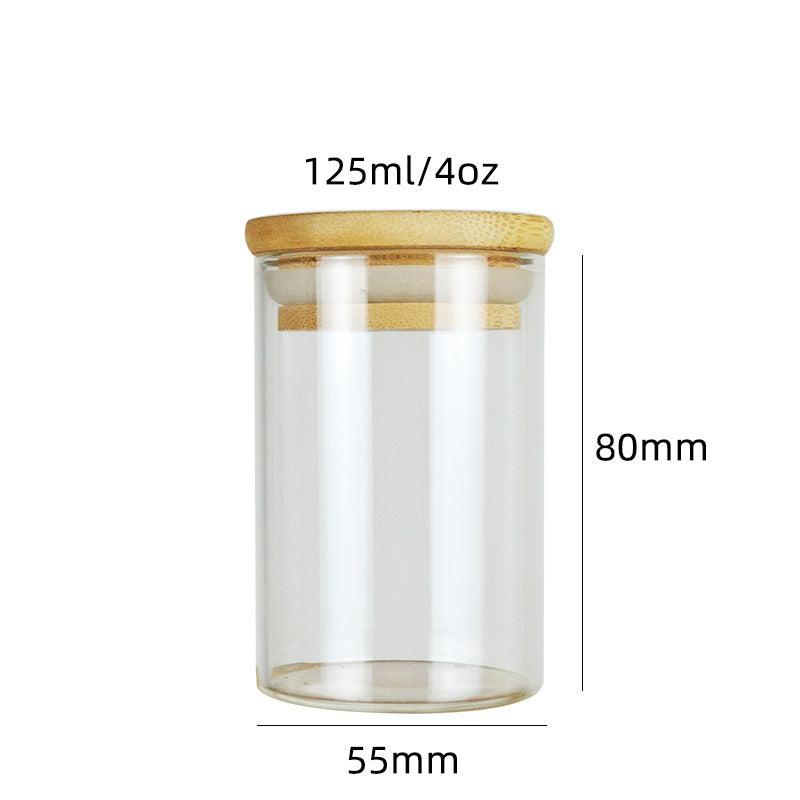 12pcs Glass Spice Jar Set with 3-Tier Bamboo Rack X1584