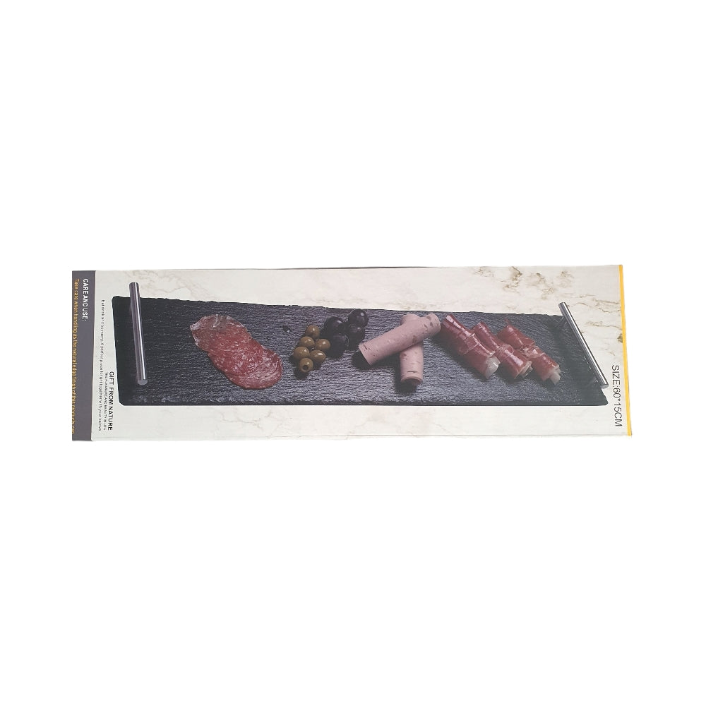 SLATE SERVING BOARD 60*15CM X312