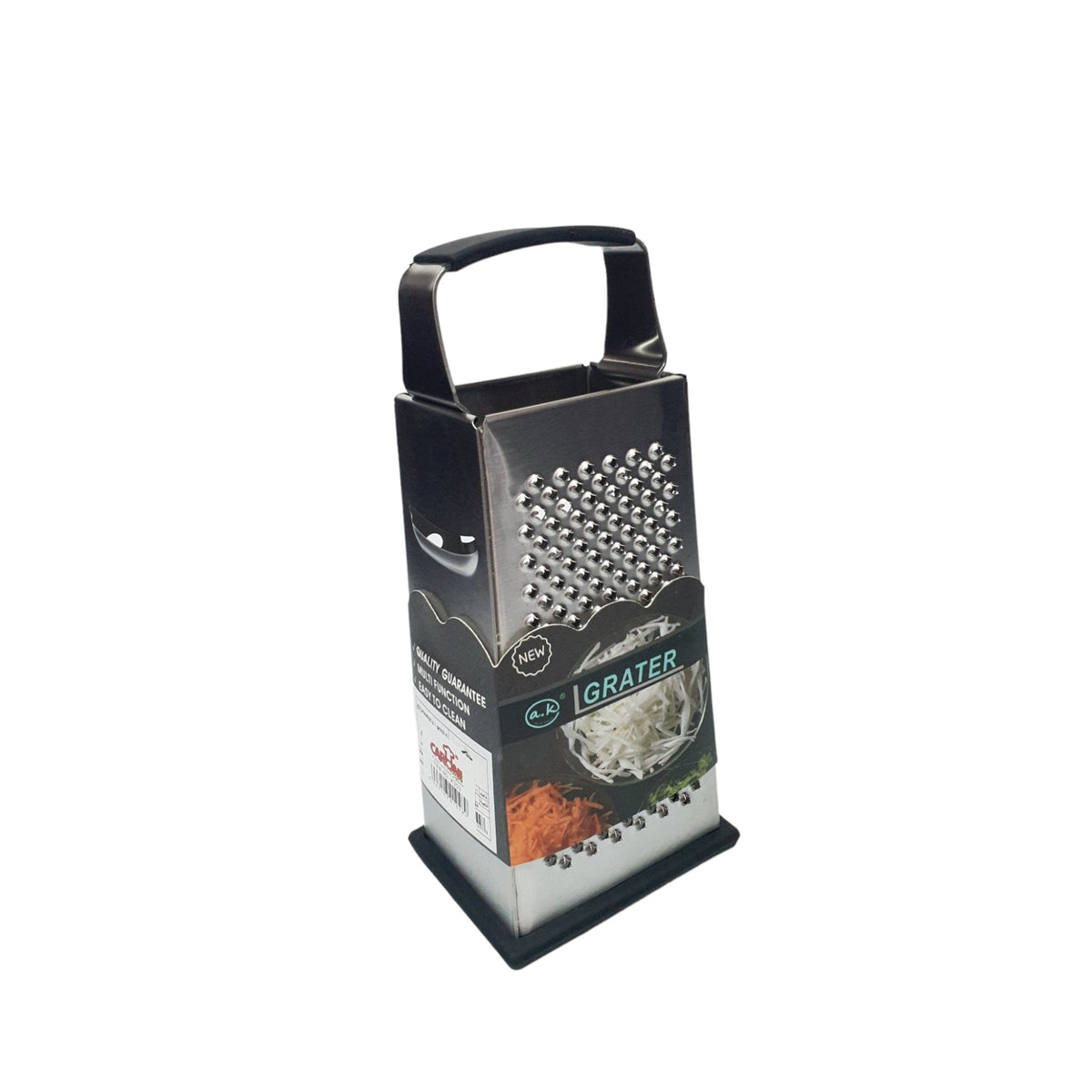 STAINLESS 24CM HEAVY SQUARE GRATER X353