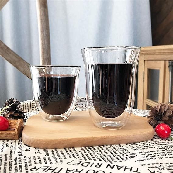 DOUBLE WALL GLASS CUP 320ML X464