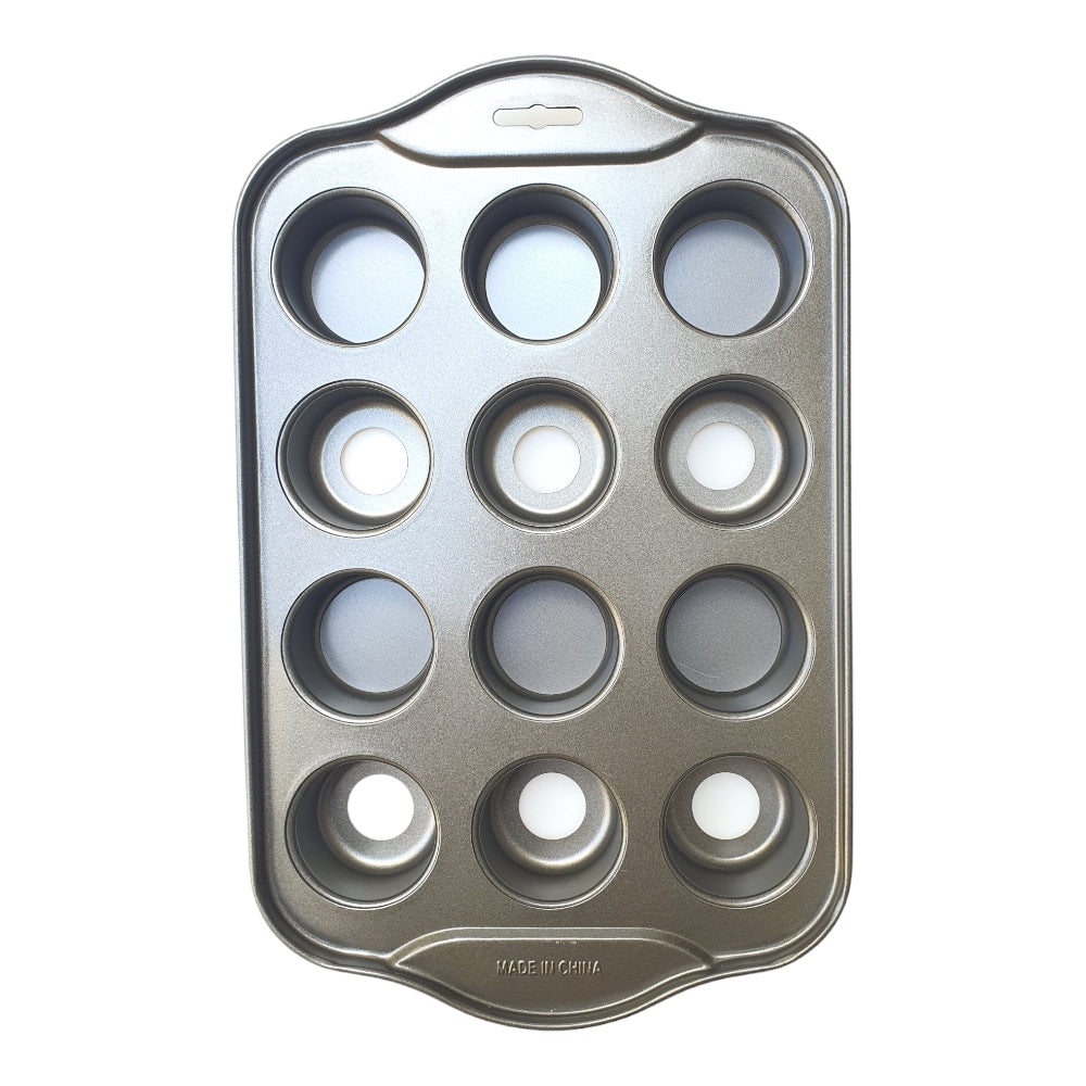 SMALL MUFFN 12PCS PAN REMOVABLE BOTTOM X514