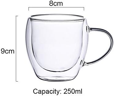 DOUBLE WALL GLASS MUG 250ML X551