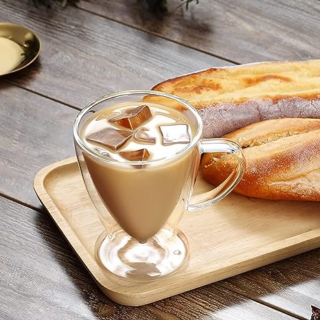 IRISH COFFEE DOUBLE WALL GLASS MUG 350ML X554