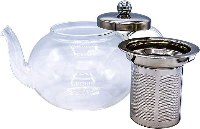 HEAT RESISTANT GLASS TEA KETTLE 1L X556