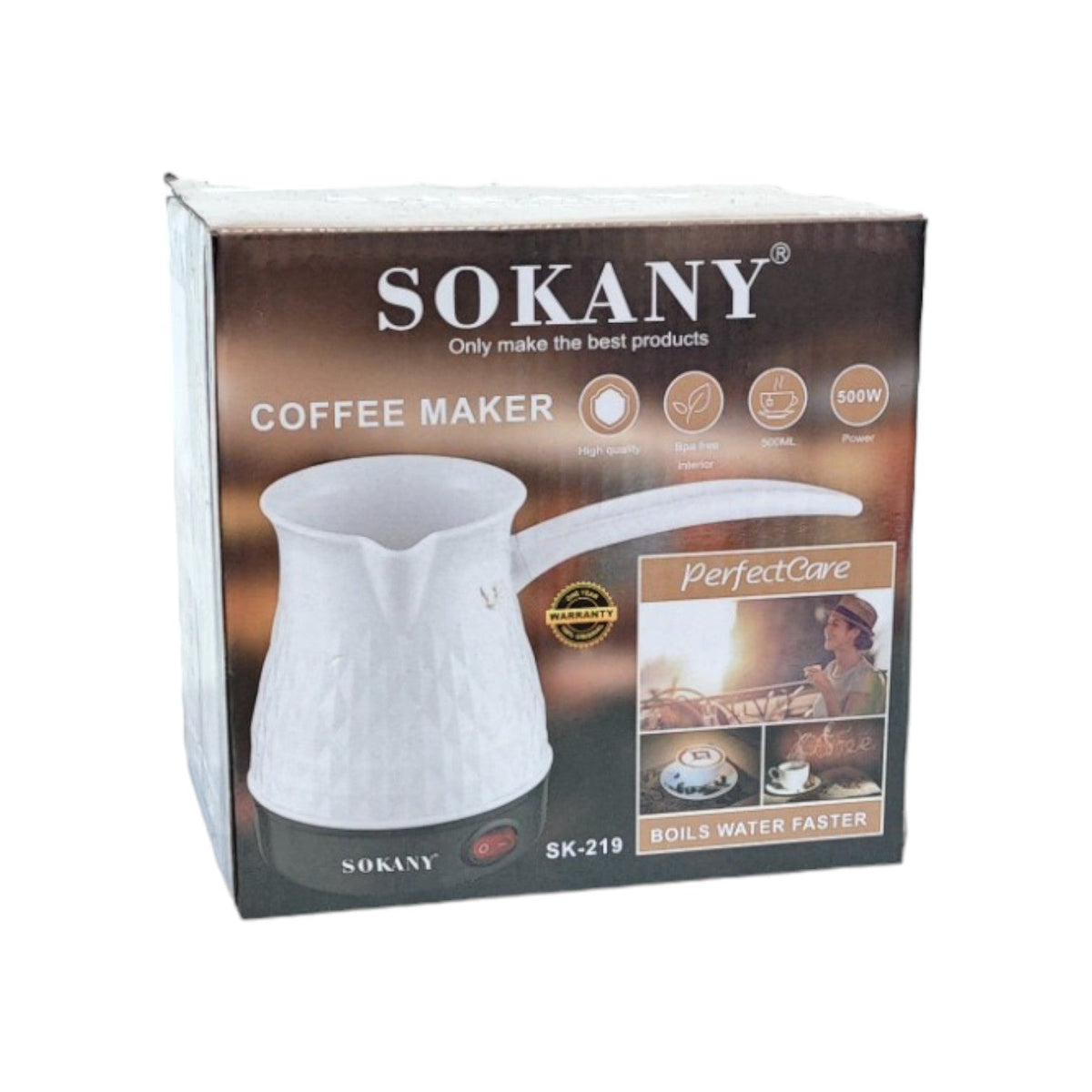 Electric Turkish Coffee Maker 500W X782 - Random Mix Colors