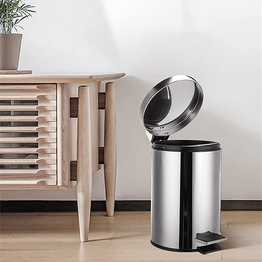 5L Stainless Steel Pedal Bin X827