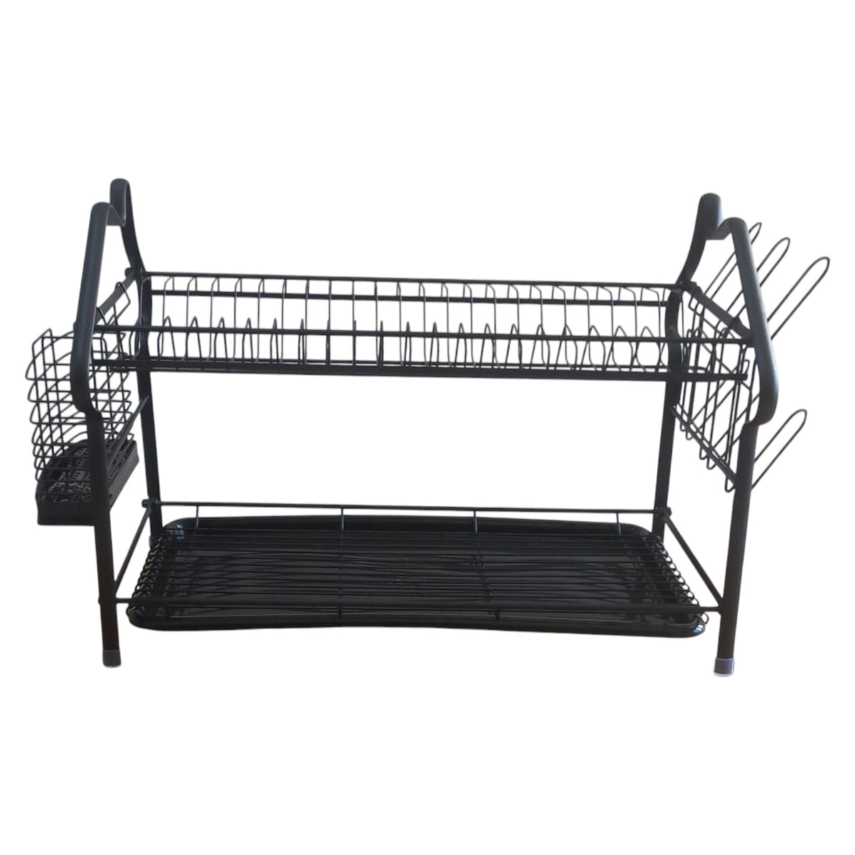 Black Metal 2 Layers Dish Rack X1432