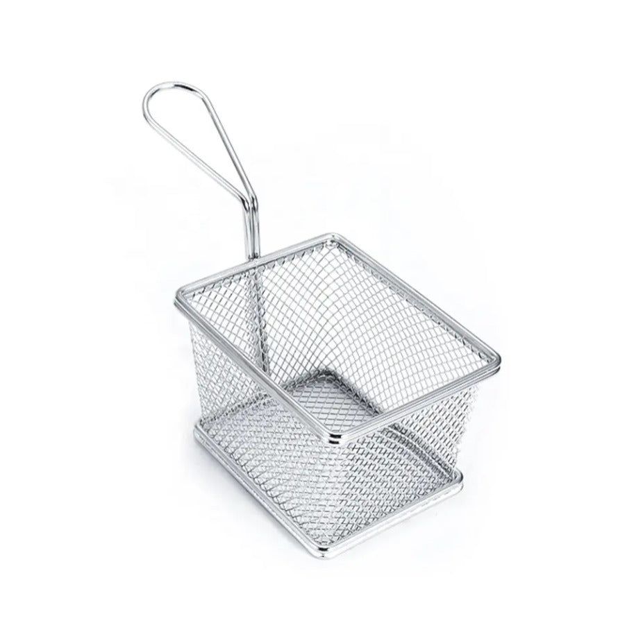 Square Stainless Mesh Fries Basket X868