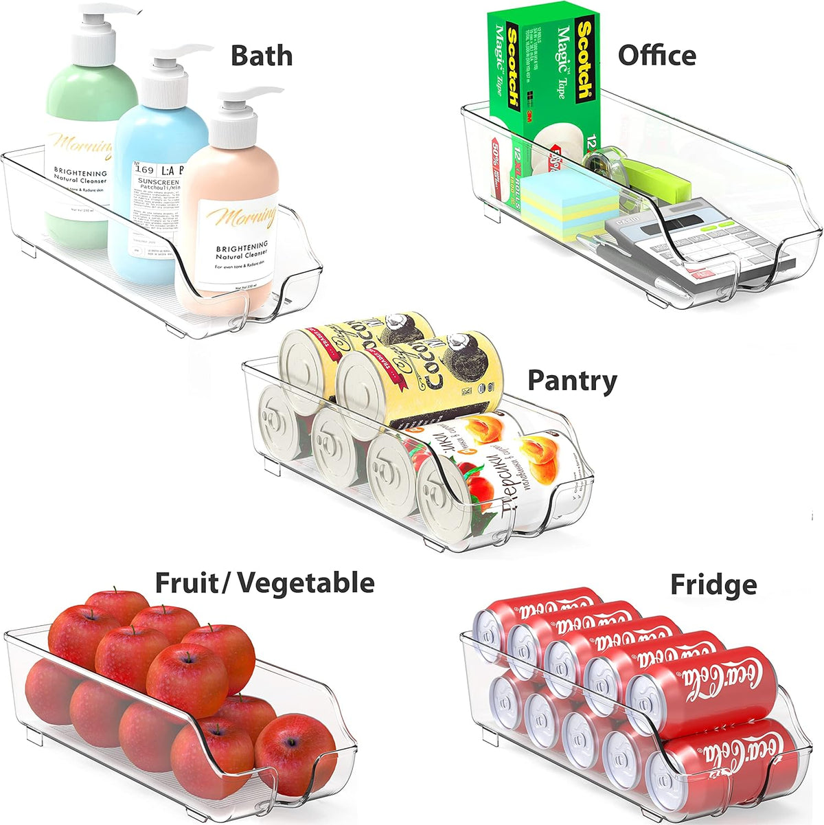 Coke Cans Plexi Fridge Organiser X916