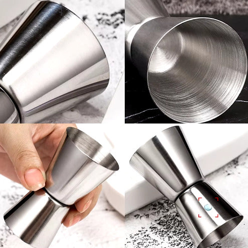 Stainless Jigger 20/40cc Shots Measuring Cup X938