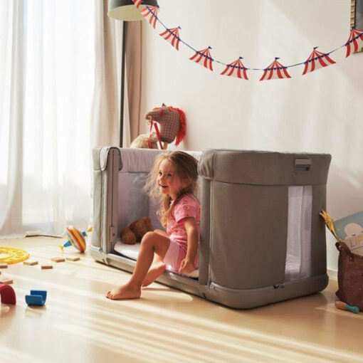 Chicco - Next To Me Forever ( with double mesh ) - Sleeping Crib - Moon Grey