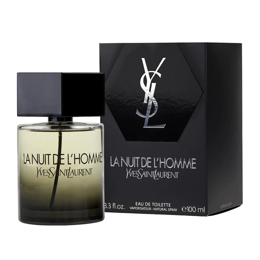 Yves Saint Laurent La Nuit De L'Homme Eau De Toilette Pour Homme - 100ml - Medaid International