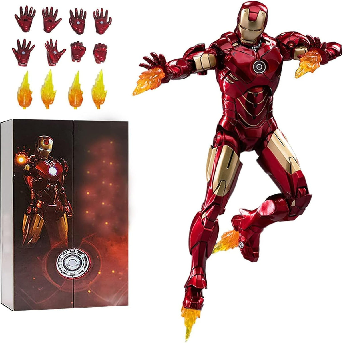 Marvel Luminous version of Iron Man MK4 Action Figure By ZD Toys - Medaid International