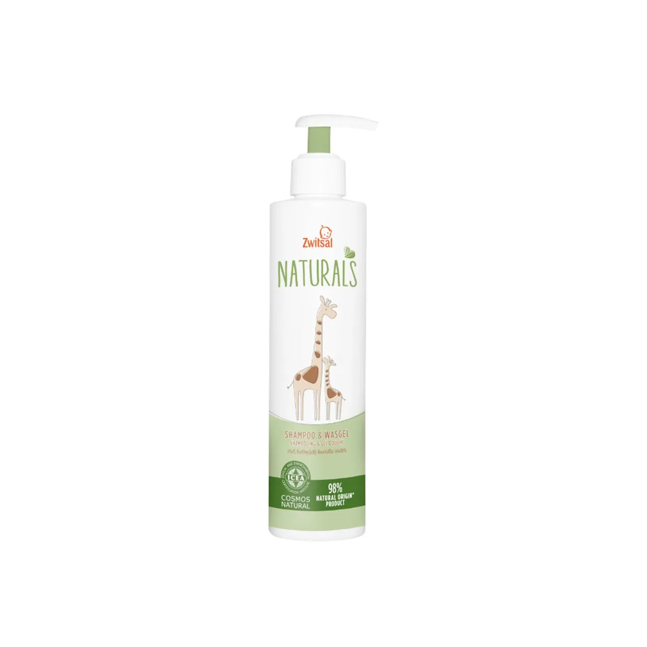 Zwitsal Naturals Shampoo & Washing Gel - 250 ml