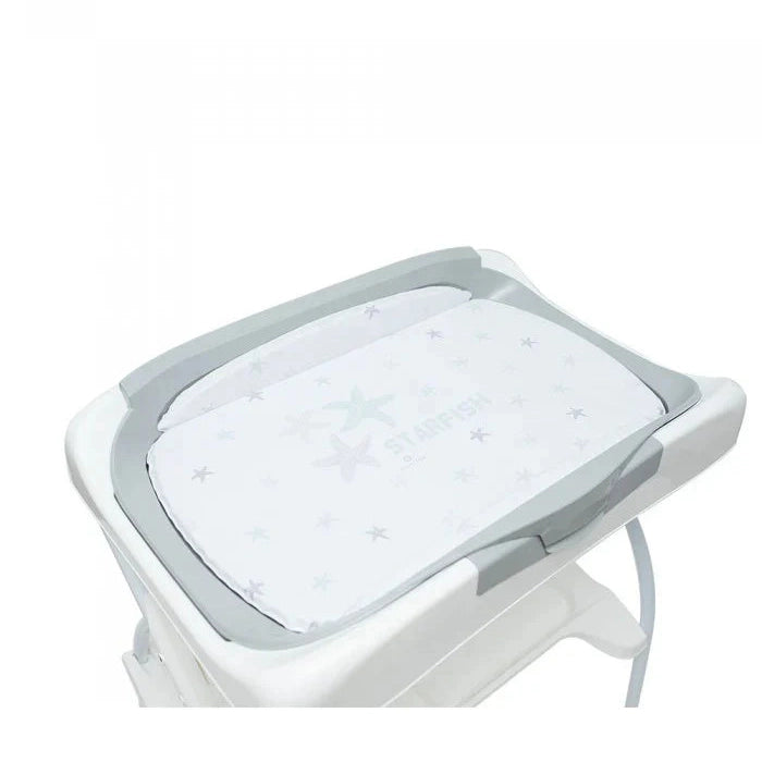 Olmitos - Bath Hub With Changing Table Starfish - Non Slip - Foldable