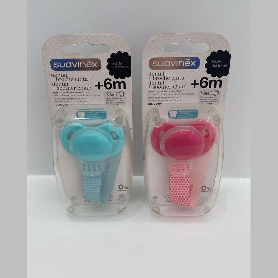 Suavinex Baby Soother 6-18M plus clipp