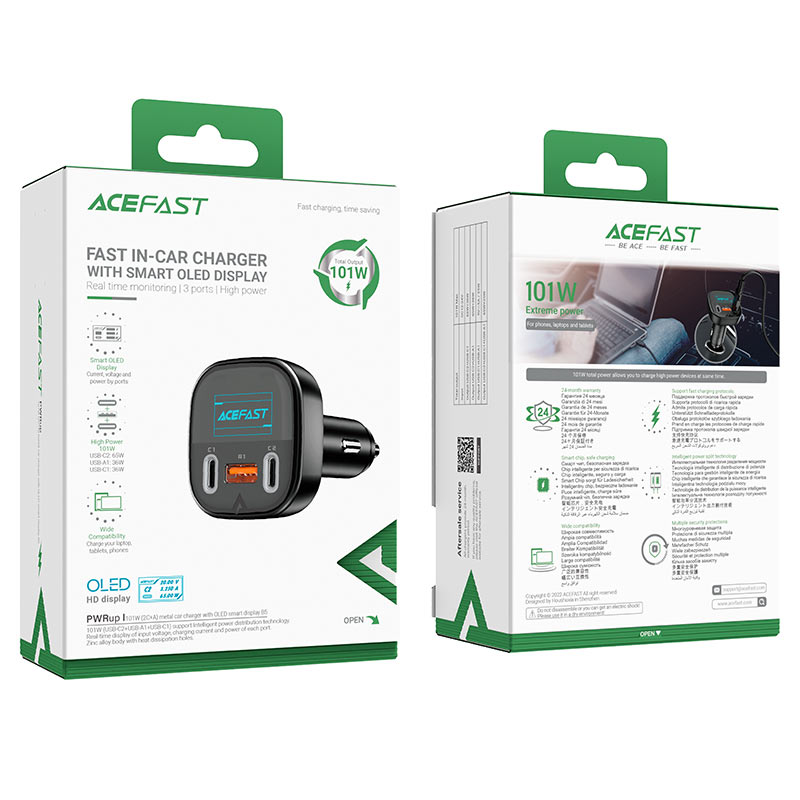 Acefast 101W Fast Car Charger B5