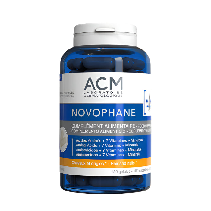 ACM Novophane Food Supplement 180 capsule + ACM Novophane Energizing Shampoo