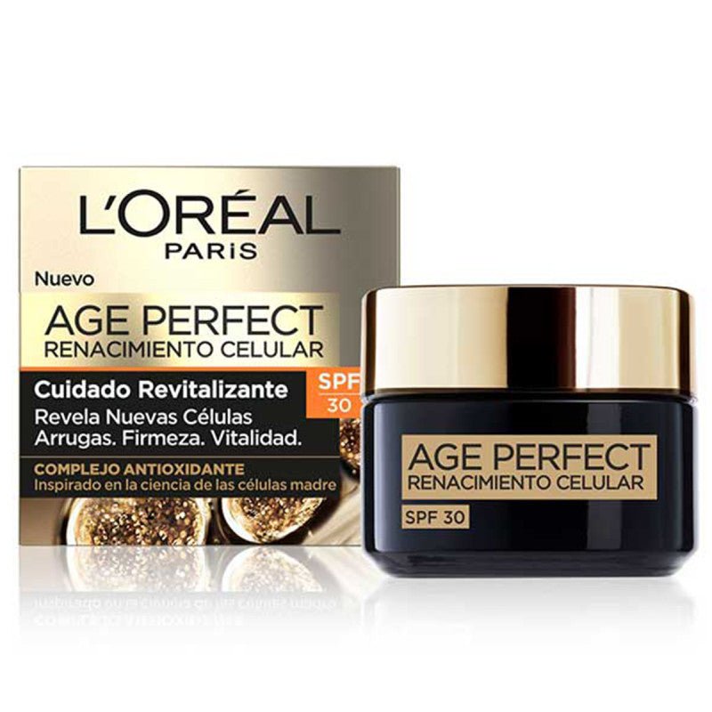 L'Oreal Paris Age Perfect Midnight Cell Renew Day Cream spf 30 50ml - Medaid International