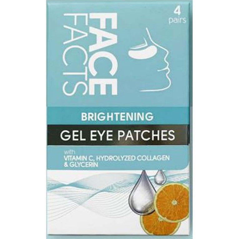 Face Facts Gel Eye Patches - Brightening 4 pairs