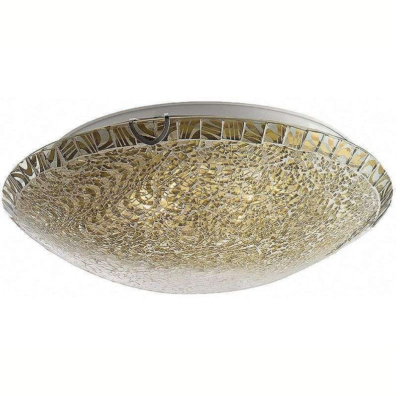 Nino Germany Lights Mosaic Glass Ceiling Lamp - in Silver or Gold