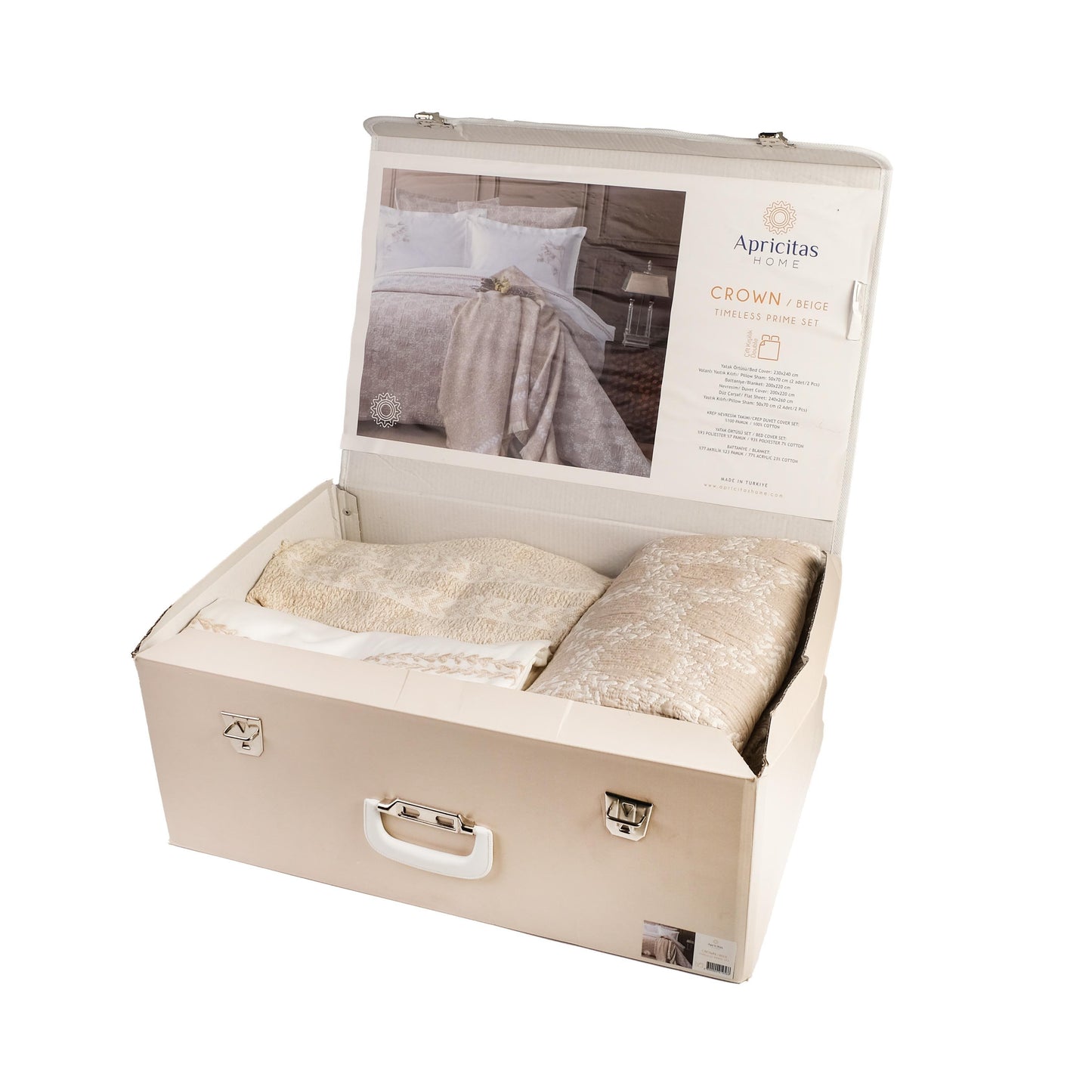 8 pcs DOUBLE TIMELESS PRIME SET CROWN BEIGE