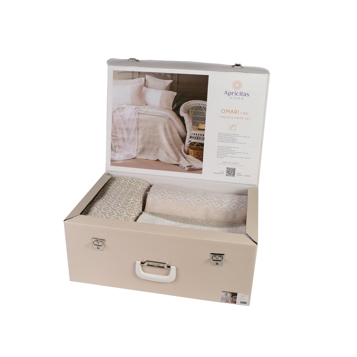 8 pcs DOUBLE TIMELESS PRIME SET OMARI BEIGE