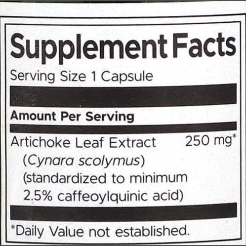 Artichoke Supplement